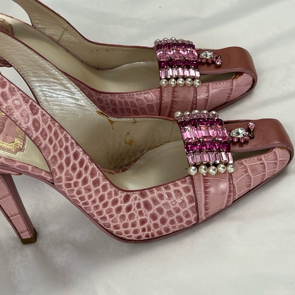 Dior pink and crystal pumps 39 - Picture 2 of 9